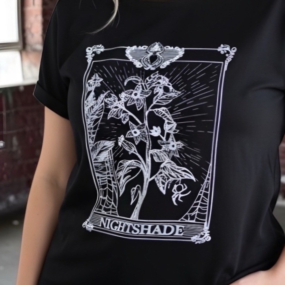 TORRID Nightfall "Nightshade" Graphic Heritage Jersey Tee NWT Size 2X
